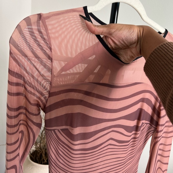 NWT Bush Long Sleeve Mesh Dress - Picture 5 of 7